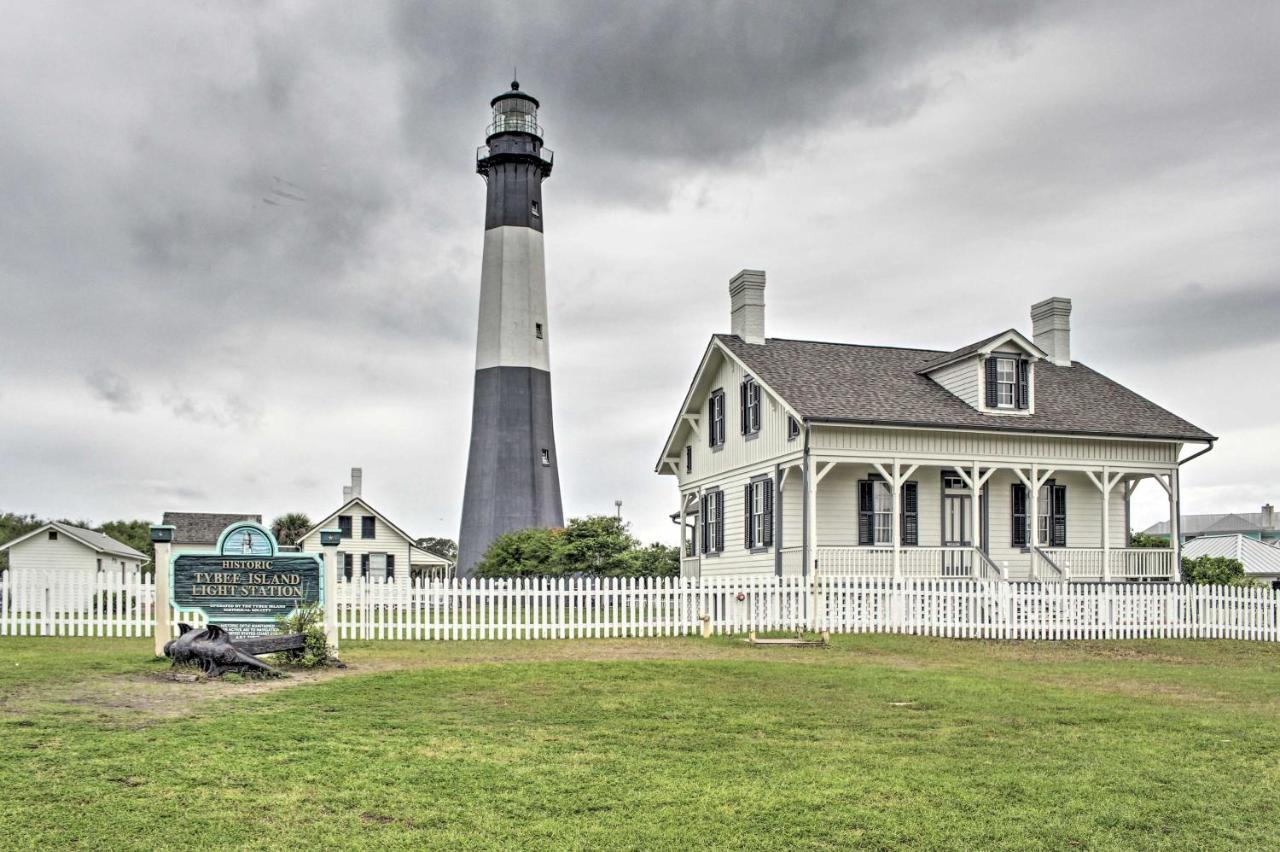 Willa Ideally Located Luxe Beach House On Tybee Island Zewnętrze zdjęcie